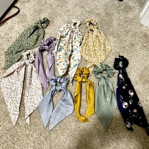 Hair Scrunchie Bunny Tails Bundle